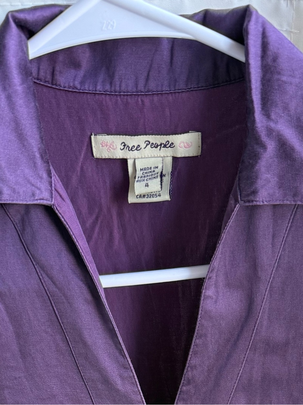 Free People Violet Collared Dress